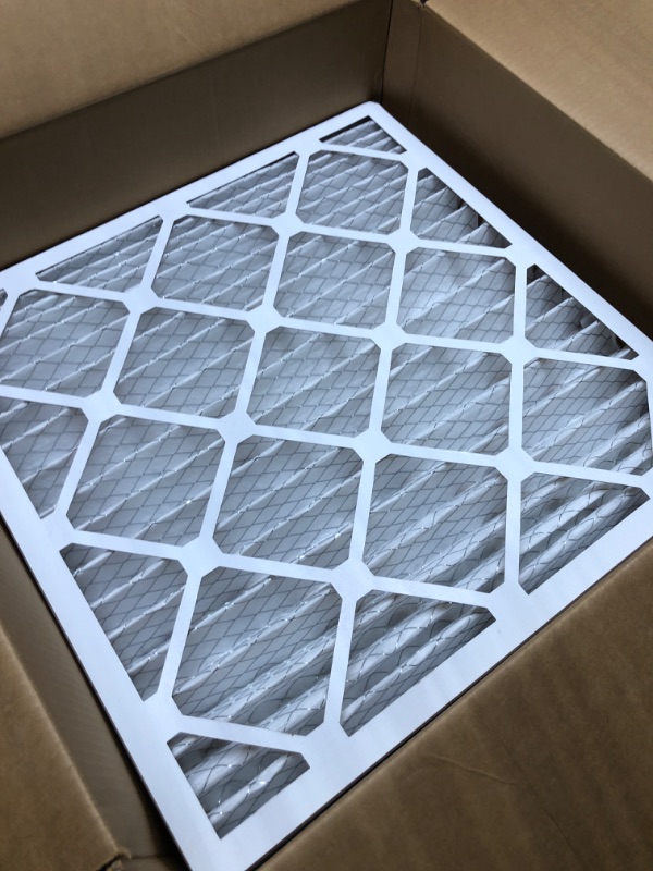 Photo 3 of **USED** BNX TruFilter 10x10x1 Air Filter MERV 13 (6-Pack) - MADE IN USA - Electrostatic Pleated Air Conditioner HVAC AC Furnace Filters for Allergies, Pollen, Mold, Bacteria, Smoke, Allergen, MPR 1900 FPR 10 10x10x1 6-Pack