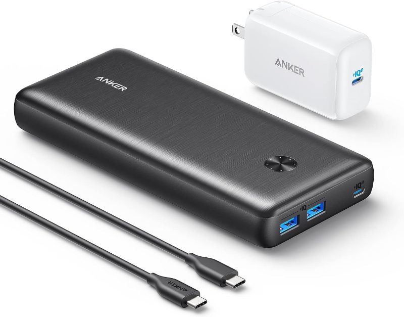 Photo 1 of Anker Portable Charger, 737 Power Bank (PowerCore III Elite 25,600 mAh) Combo with 65W PD Wall Charger, Power IQ 3.0 Battery Pack for MacBook Pro / Dell XPS, Microsoft Surface, iPad Pro, iPhone 15