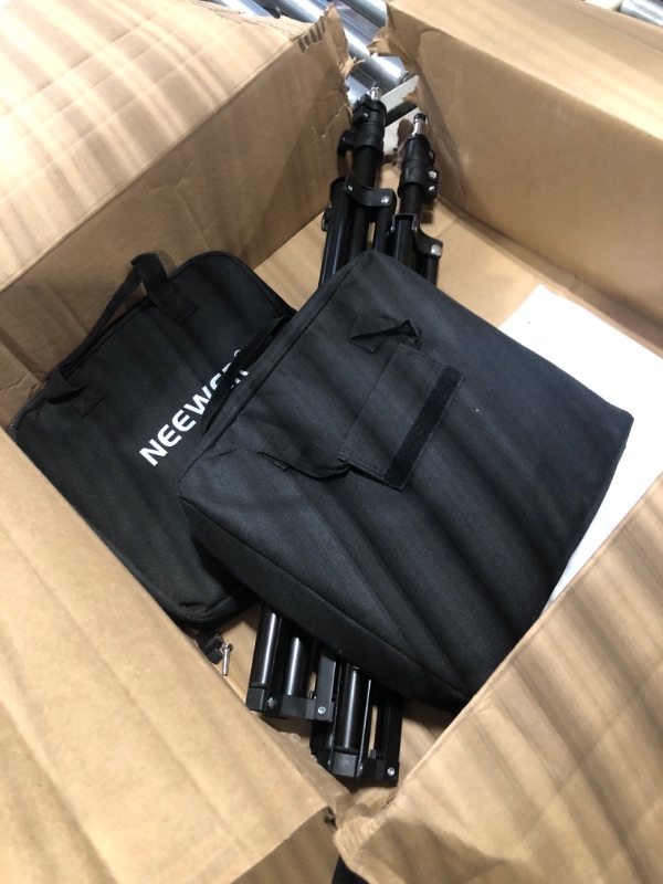Photo 1 of 2-Pack LED Video Light Kit, NiceVeedi Studio Light, 2800-6500K Dimmable Photography Lighting Kit with Tripod Stand&Phone Holder, 73" Stream Light for Video Recording, Game Streaming, YouTubeLPNRRHO1605122
