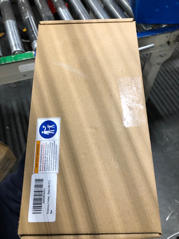 Photo 1 of Homemory 12 Pcs Flameless Taper Candles with Remote Timer Dimmer, 11 inches White LED Taper Candles, Plastic Battery Operated Candlesticks with Flickering Flame for Halloween Christmas Wedding Party White 12