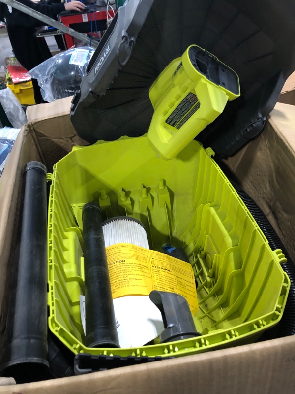 Photo 4 of ***FOR PARTS ONLY***
Ryobi 18 Volt ONE+ 6 Gal. Cordless Wet/Dry Vacuum (Tool Only) (Non-Retail Packaging)