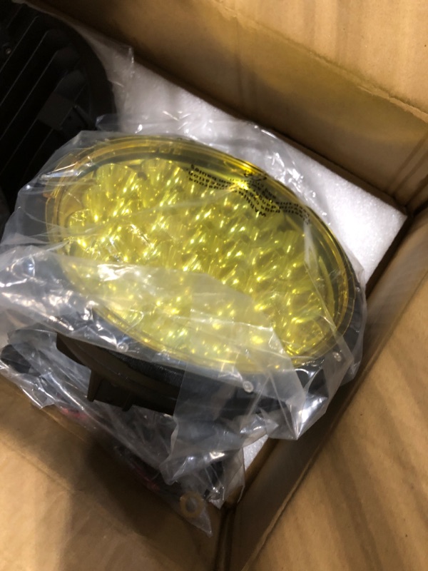 Photo 4 of BIGLION.X 9 inch Round Led Offroad Lights Pair 320W Amber Offroad Driving Lights Super Bright 48800LM LED Driving Lights Spot Lights Waterproof IP68 12V 24V for Pickup Trucks SUV UTV 4WD 9Inch 6000K Driving Light