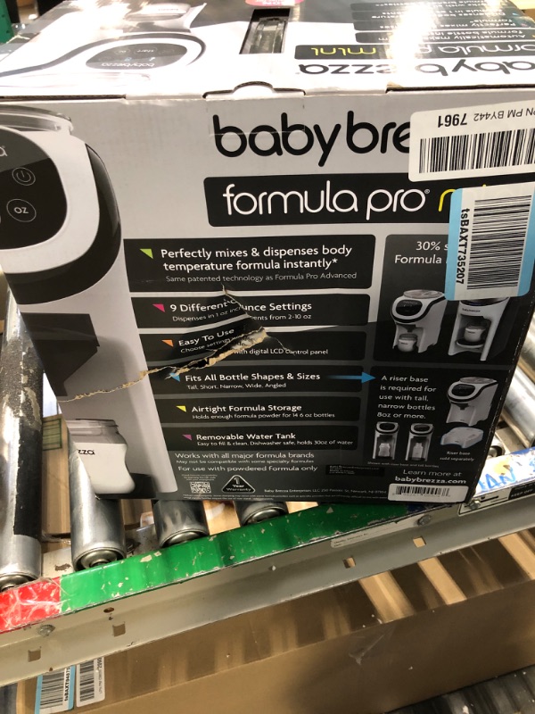 Photo 2 of Baby Brezza Formula Pro Mini Baby Formula Maker – Small Baby Formula Mixer Machine Fits Small Spaces and is Portable for Travel– Bottle Makers Makes The Perfect Bottle for Your Infant On The Go