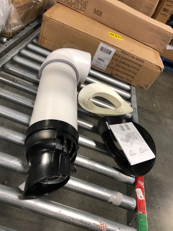 Photo 1 of 11.5" Horizontal Non-Condensing Vent Termination Kit w/ Elbow
