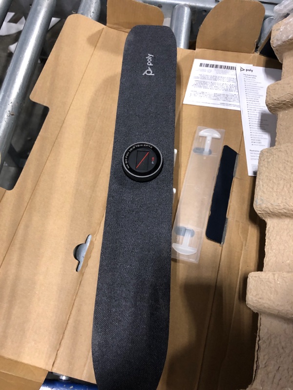 Photo 1 of Poly Studio P15 Personal Video Bar (Plantronics + Polycom) - 4K Video Quality - Camera, Microphones & Speaker Solution with Premium Audio & Video - Certified for Zoom and Teams Poly Studio P15 4K HD Webcam