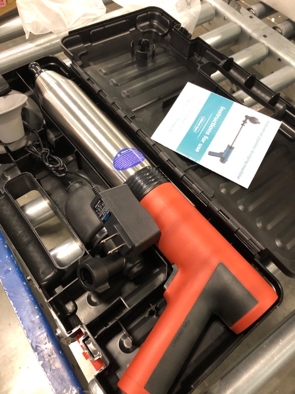 Photo 1 of **USED** Electric Toilet Plunger?Drain Clog Remover Tools,High Pressure Air Toilet Plungers Heavy Duty Plunger For Toilet,Bathroom,Floor Drain,Sewer,Pipe?RED**not exact picture* 


