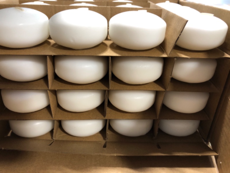 Photo 1 of 2 inch White Floating Candles, 48 Packs Unscented Floating Candles for Centerpieces-5+ Hours Burn Time-2” Floating Tealight Candles for Cylinder Vases, Pool, Wedding, Party, Valentine's Day 2in 48pcs