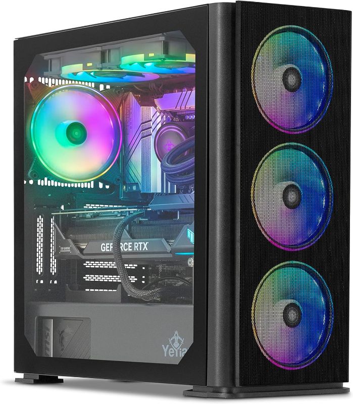 Photo 1 of **has passcode**--locked YEYIAN Odachi VR Gaming PC, AMD Ryzen 7 7800X3D 5.0 GHz, GeForce RTX 4070 12GB, 16GB DDR5 5600Mhz,1TB NVME SSD, 750W Gold PSU, WiFi & Win 11 Home 
