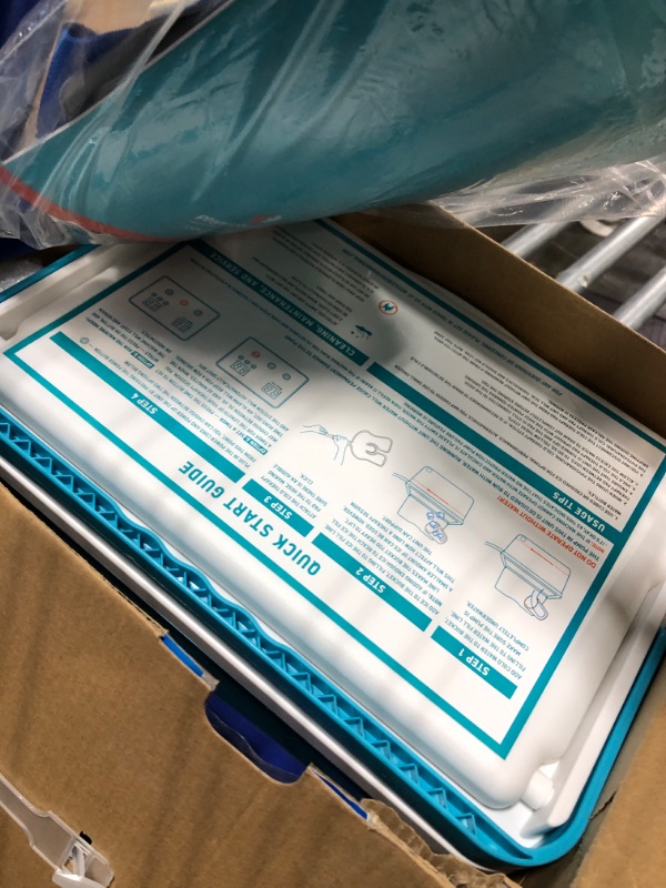 Photo 1 of Cold Therapy System with Universal Pad for Hip, Back or Knee — Post-Surgery Care, Back Surgeries, Spinal Fusion, Hip Replacement, Osteoarthritis, ACL, MCL, Swelling, Sprains — Cryotherapy Freeze Kit ****USED *** Box is damaged 