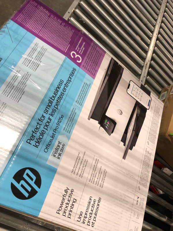 Photo 2 of HP OfficeJet Pro 9125e Wireless All-in-One Color Inkjet Printer, Print, scan, Copy, fax, ADF, Duplex Printing Best for Office, 3 Months of Ink Included (403X0A) New Version