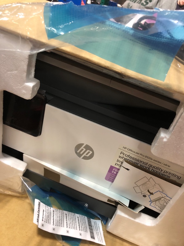 Photo 3 of HP OfficeJet Pro 9125e Wireless All-in-One Color Inkjet Printer, Print, scan, Copy, fax, ADF, Duplex Printing Best for Office, 3 Months of Ink Included (403X0A) New Version