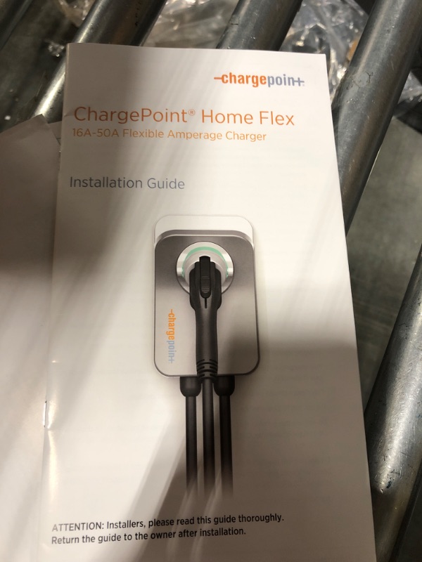 Photo 6 of ChargePoint - Home Flex Level 2 NEMA 14-50 Electric Vehicle (EV) Charger - Black
