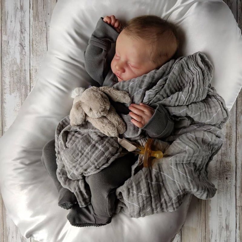 Photo 1 of CHAREX Realistic Reborn Baby Dolls - Lifelike Therapy Doll 18 inch Sleeping Newborn Real Baby Doll, Christmas Birthday Gift Set for 3+ Years Old Kids Girls Boy Toys
