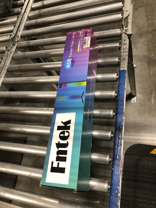 Photo 1 of Fntek 2 Pack RGB Corner Floor Lamp, 56" Color Changing Led Corner Lamp with Remote, Music Sync& Timing, Dimmable Modern Mood Lighting RGB Floor Lamp for Bedroom Living Room Gaming Room