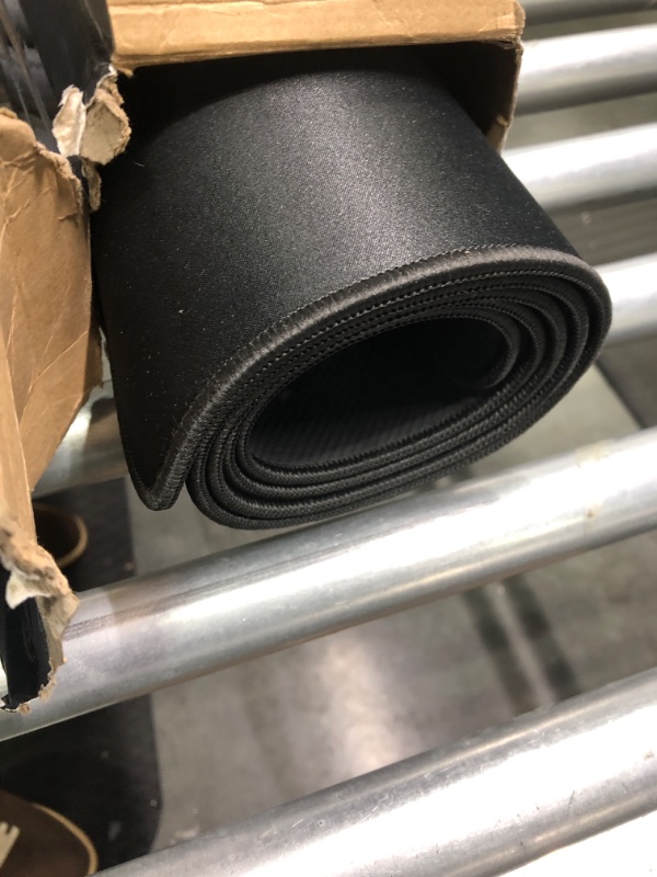 Photo 1 of Matthro 4XL EMP Full Desk Gaming Mouse Pad (54"x24"x0.16"), Huge Oversize Giant Mouse Pad, Extended Black Smooth Fabric Cloth with Stitched Edges