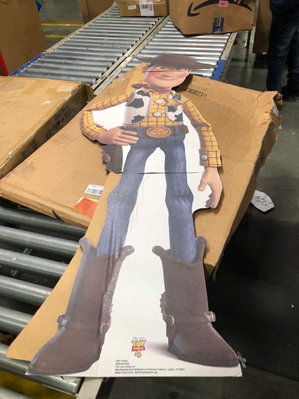 Photo 3 of Advanced Graphics Woody Life Size Cardboard Cutout Standup - Disney Pixar Toy Story 4 (2019 Film) Woody One Size