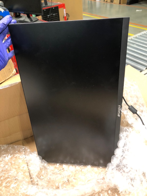 Photo 4 of **NON FUNCTIONING/SOLD AS PARTS** SANSUI Monitor 24 inch FHD PC Monitor with USB Type-C, Built-in Speakers Earphone, Ultra-Slim Ergonomic Tilt Eye Care 75Hz with HDMI VGA for Home Office (ES-24F1 Type-C Cable & HDMI Cable Included)