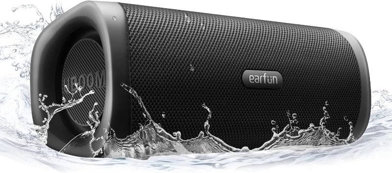 Photo 1 of EarFun Bluetooth Speaker, UBOOM L Portable Wireless Speaker 28W Loud Stereo Sound, Rich Bass, IP67 Waterproof & Dustproof, Dual Pairing, Built-in Mic, Low Latency for Party, Indoor & Outdoor
