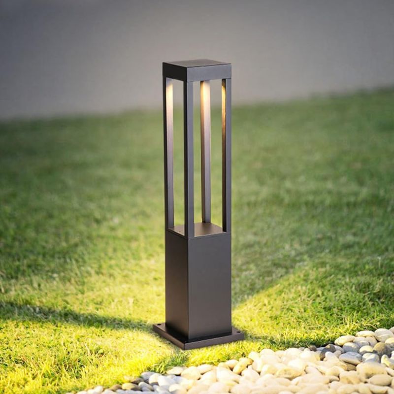 Photo 1 of ** similar trop image, not exact**
Simple Aluminum Column Lamp Solar Outdoor Waterproof Terrace Landscape Street Lamp European Fence Residential Courtyard E27