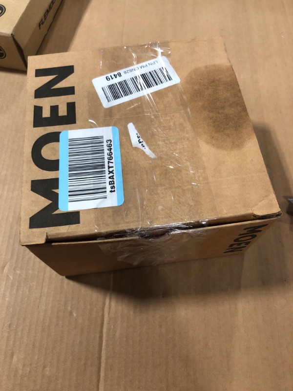 Photo 3 of **MISSING WALL MOUNT FOR HANDLE//SOLD AS PARTS**Moen Gibson Matte Black Pressure Balancing Eco-Performance Modern Shower Trim Featuring Bathroom Shower Head and Shower Lever Handle, (Posi-Temp Valve Required), T2902EPBL