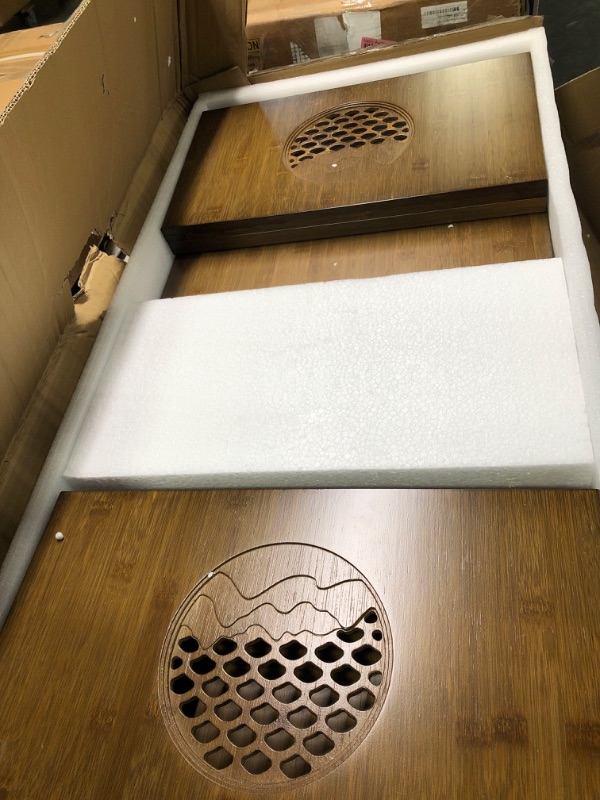 Photo 1 of Foldable Tatami Table Household Solid Wood Table Simple Kang Table Bay Window Coffee Table Paulownia Wood Material Solid Wood Bay Window Table Japanese Coffee Table (Color : Brown, Size : 80x50x40CM 80x50x40CM Brown
****Packaging damaged and opened/ produ