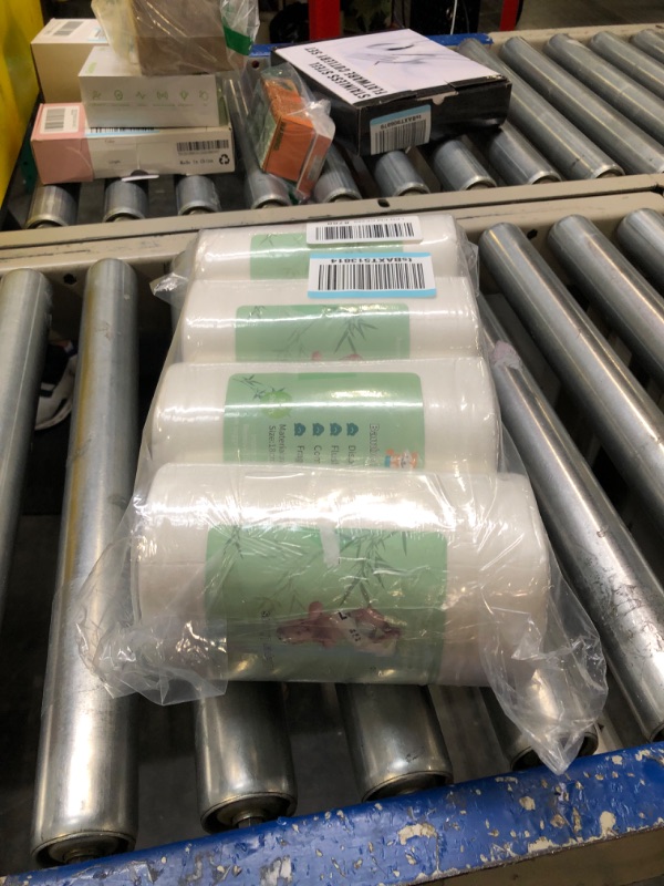 Photo 1 of ALVABABY Diaper Liners for Baby Cloth Diaper Flushable Disposable Natural Compostable Fragrance Free Chlorine Free Biodegradable 4 Roll