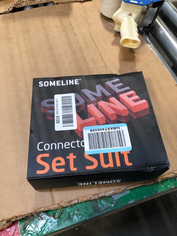 Photo 1 of SOMELINE® Solar Connector Crimping Tool Kit, 14-10 AWG Crimper for Solar Panel Cables, Tool Kit with 12 Pairs of Solar Connectors and Wrench and Stripper and Crimper, Solar Panel Connectors 2 sets of tools + 12 solar