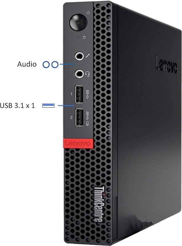 Photo 1 of Lenovo ThinkCentre M910Q Tiny Desktop Computer, Intel Core i7-6700T Upto 3.6GHz, 16GB RAM, 512GB NVMe SSD, 4K 3-Monitor Support DisplayPort, HDMI, AC Wi-Fi, Bluetooth - Windows 10 Pro