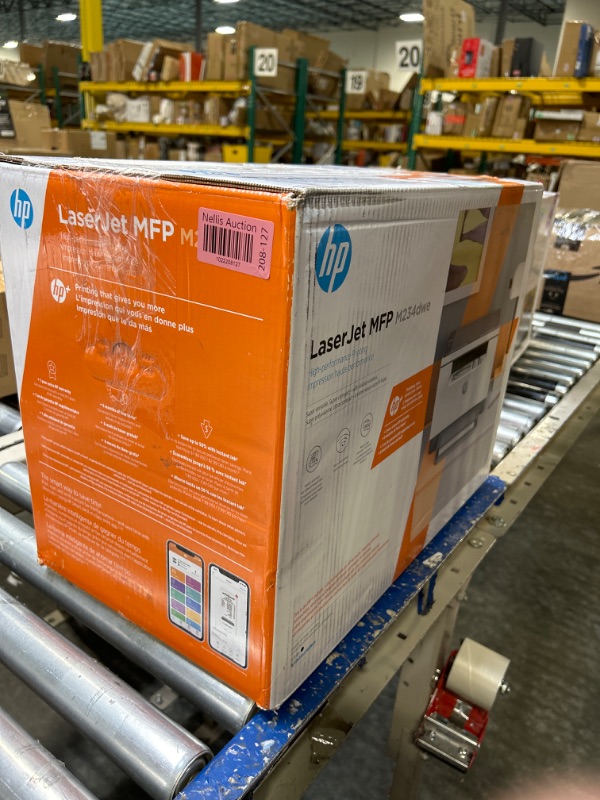 Photo 1 of HP LaserJet MFP M234dw Wireless Black and White All-in-One Printer with built-in Ethernet & fast 2-sided printing, Instant Ink ready, Works with Alexa (6GW99F) Gray