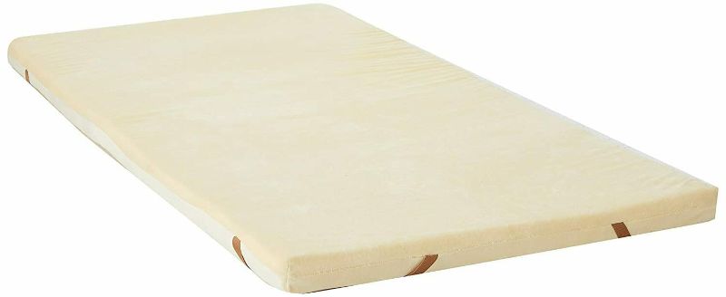 Photo 1 of  Memory Foam Massage Table Topper with Removeable/Washable Soft Velour Cover with Elastic Straps to secure to Table (Massage Table Not Included)