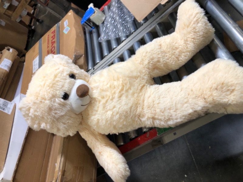 Photo 2 of DOLDOA Giant Teddy Bear Soft Stuffed Animals Plush Big Bear Toy for Kids, Girlfriend, Beige