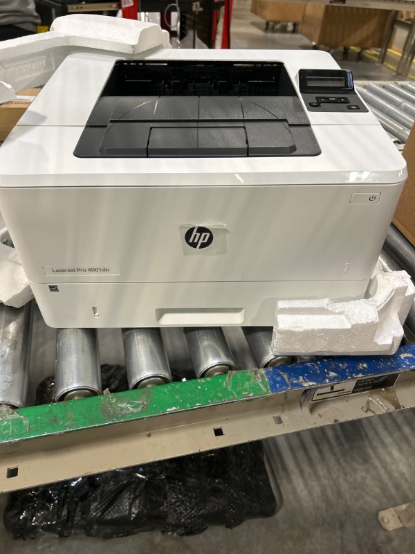Photo 1 of HP LaserJet Pro 4001dn Printer, Print, Fast speeds, Easy setup, Mobile printing, Advanced security, Best for small teams, Ethernet/USB only