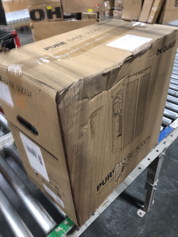 Photo 1 of be quiet! Pure Base 500DX Black, Mid Tower ATX case, ARGB, 3 pre-installed Pure Wings 2, BGW37, tempered glass window BGW37 Case