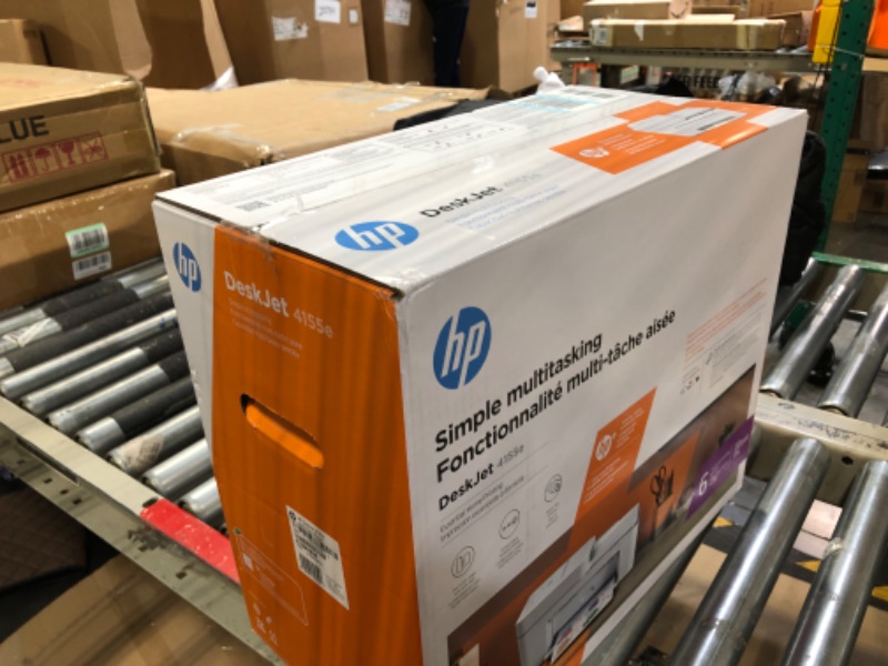 Photo 2 of HP DeskJet 4155e Wireless Color All-in-One Printer & 67XL Tri-Color High-Yield Ink Cartridge | 3YM58AN & 67XL Black High-Yield Ink Cartridge | 3YM57AN Printer + Tri-color Ink + Black Ink