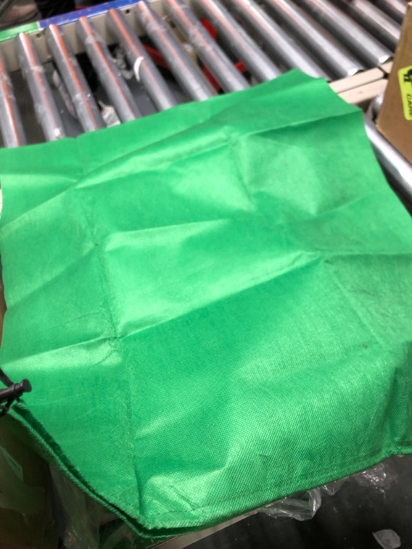 Photo 1 of 10pc Green Drawstring Bags