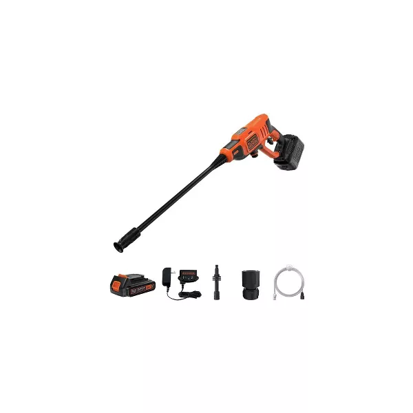 Photo 1 of ** MISSING CHARGER ** Black & Decker BCPW350C1 20V MAX Lithium-Ion 350 PSI Cordless Power Cleaner Kit (1.5 Ah)
