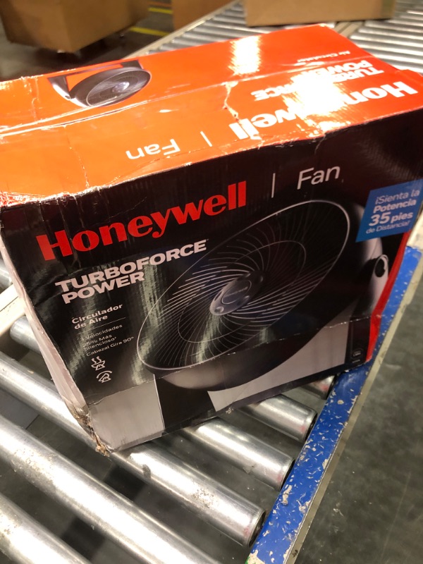 Photo 1 of 12 in. 3 Speed Whole Room Circulator Floor Fan