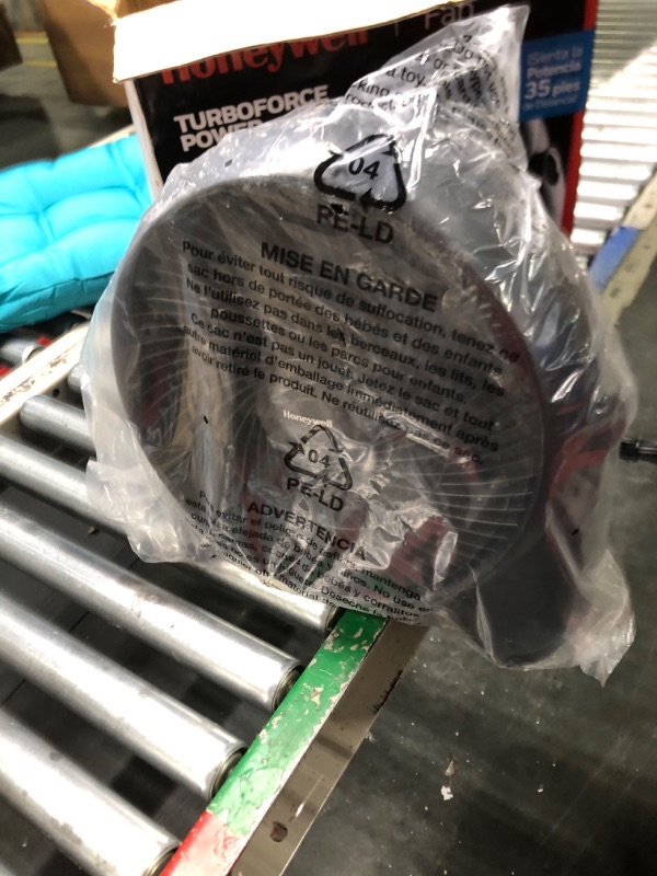 Photo 1 of 12 in. 3 Speed Whole Room Circulator Floor Fan