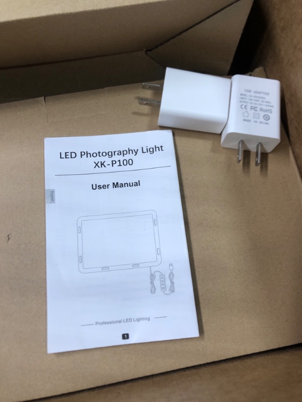 Photo 1 of 2 Pack Photography Video Lighting Kit, LED Video Light with 62'' Tripod Stand, Tinpops 2500-8500K Studio Streaming Lighting for Video Recording Live Game Podcast YouTube Portrait Photo Shooting

