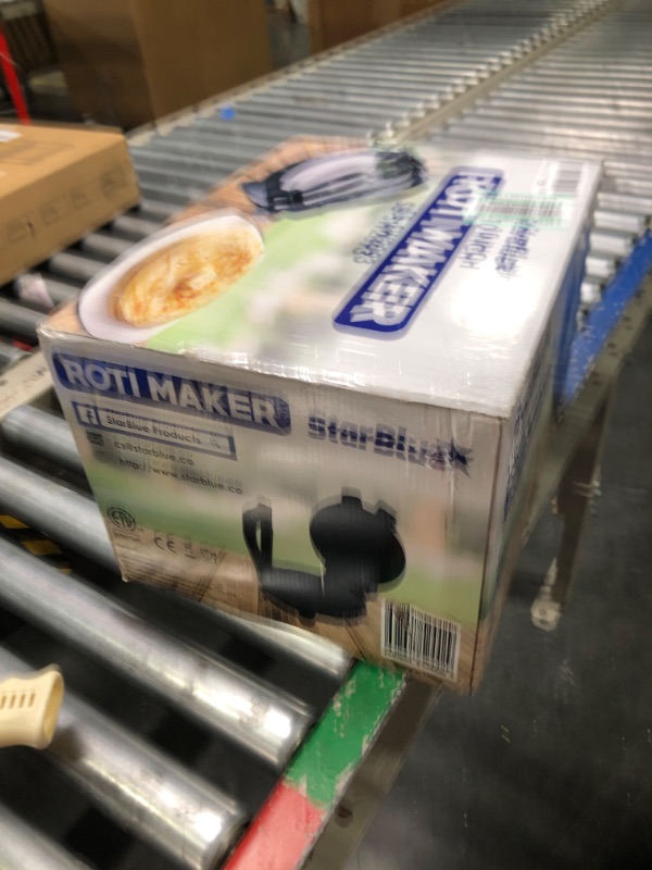 Photo 1 of 10inch Roti Maker by StarBlue with FREE Roti Warmer - The automatic Stainless Steel Non-Stick Electric machine to make Indian style Chapati, Tortilla, Roti AC 110V 50/60Hz 1200W SB-SW2093