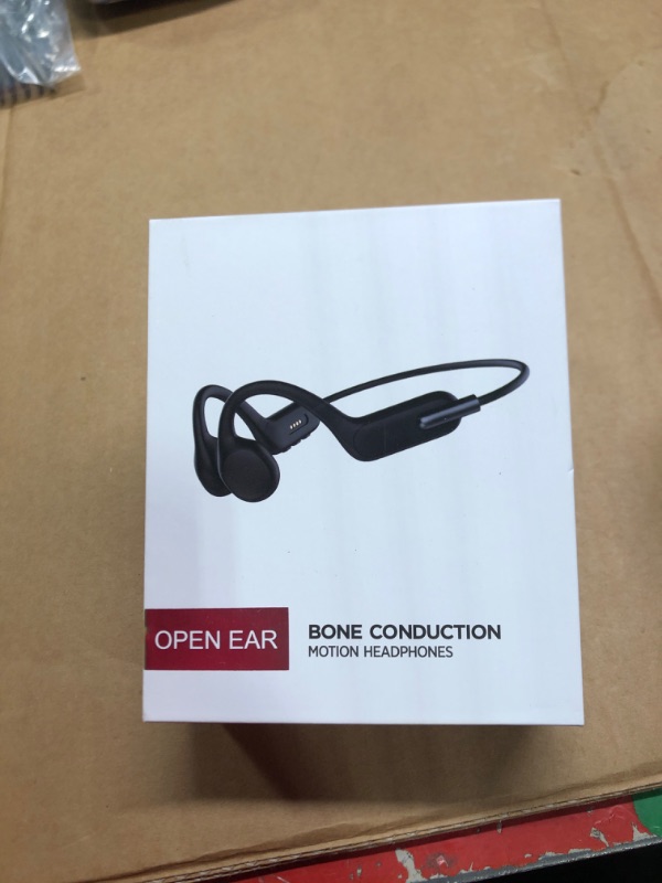 Photo 2 of Bone Conduction Headphones, Wireless Open-Ear Headphones, Bluetooth 5.3 with Mic - MP3 Play Built-in 32GB Memory, IPX8 Waterproof Sports Headphones for Gym Workout Swimming Running Cycling.