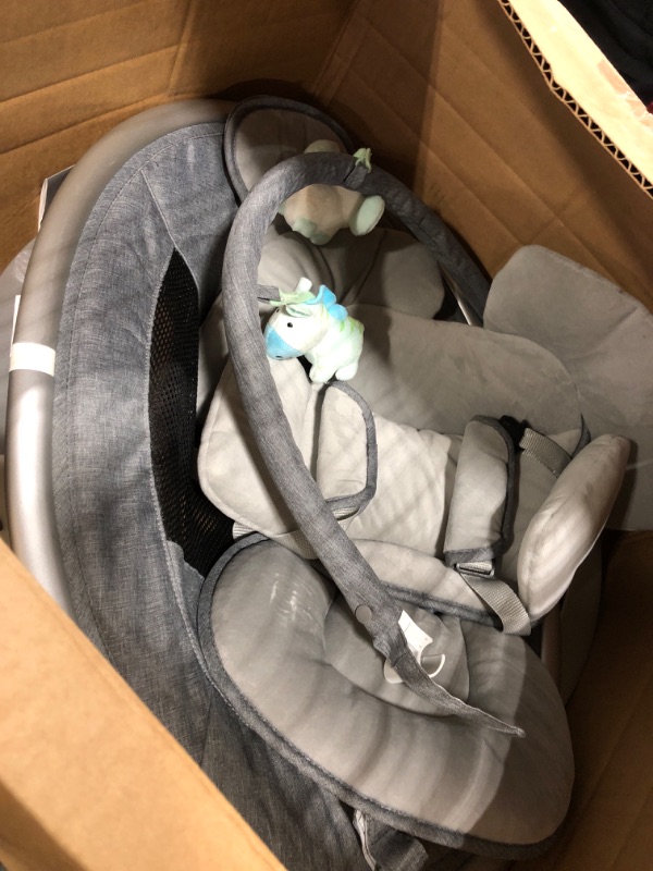 Photo 2 of BabyBond Baby Gift Set Includes Bluetooth Baby Swing and Infant Insert, Portable Baby Swing with 10 Preset Lullabies, 5-Point Harness, 5 Speeds and Remote Control, Newborn Insert for 0-3 Months Baby