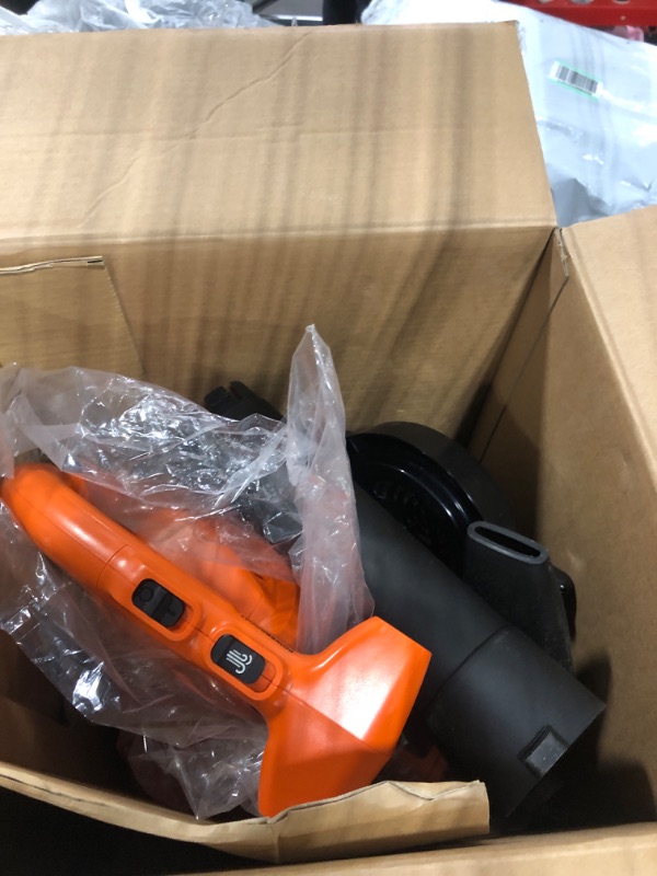 Photo 3 of **MISSING PARTS**BLACK+DECKER Electric Leaf Blower, Leaf Vacuum and Mulcher 3 in 1, 250 mph Airflow, 400 cfm Delivery Power, Reusable Bag Included, Corded (BEBL7000)
