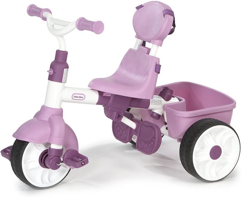 Photo 1 of **MISSINGPIECES//HARDWARE**Little Tikes 4-in-1 Basic Edition Trike - Pink, 44.50 L x 20.00 W x 39.50 H Inches