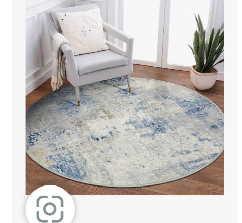Photo 1 of 
Lahome Modern Abstract Round Rug 
