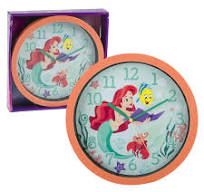 Photo 1 of disney princess ariel wall clock - 10 inch -