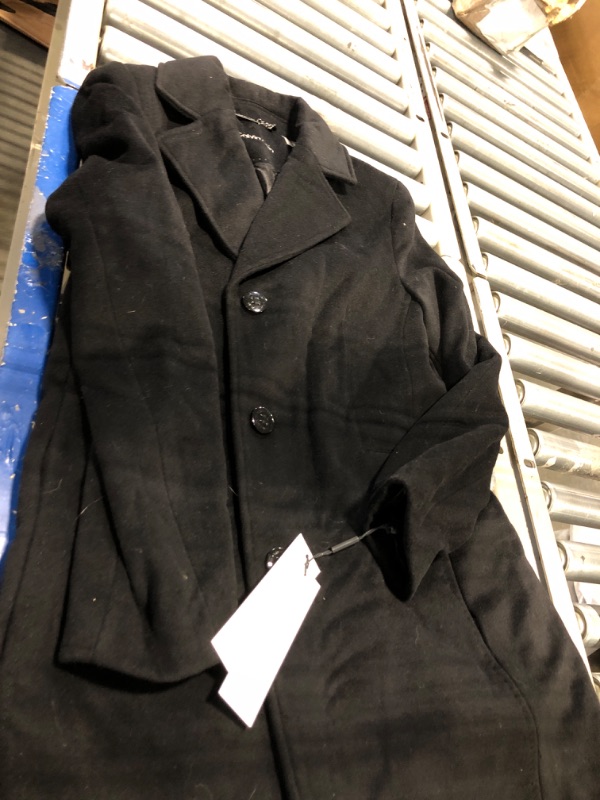 Photo 3 of Calvin Klein women's Classic Cashmere Wool Blend Coat 8 Black
