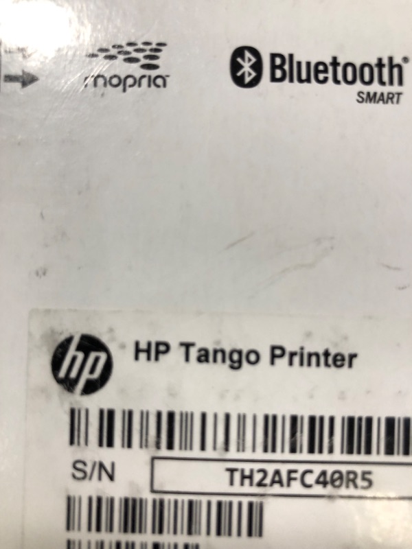 Photo 4 of HP Tango Smart Wireless Printer – Mobile Remote Print, Scan, Copy, HP Instant Ink, Works with Alexa(2RY54A),White