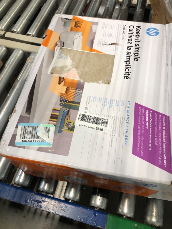 Photo 1 of HP DeskJet 2734e Wireless Color All-in-One Printer with 9 Months Free Ink (26K72A)