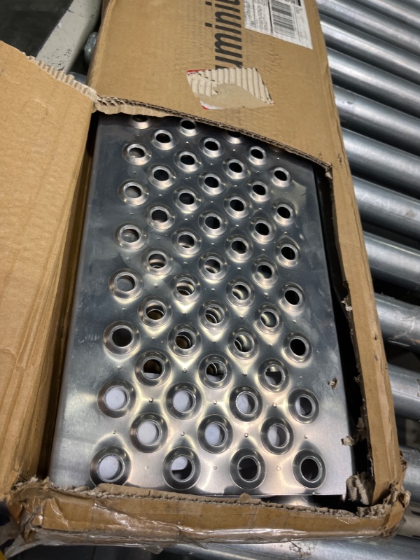 Photo 1 of Lawnmower Ramps 47.2''Lx8.5''W FACHNUO TOOL Aluminum Loading Ramp for Motorcycle,Snowblower, Garden Tractor, ATV, Truck, Dirt Bike 880 lbs Load Capacity 1 Pair 47.2''L x 8.5''W